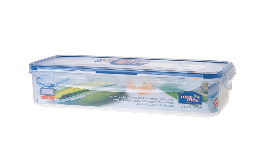 Lock & Lock Récipients à provisions 1 l, Transparent