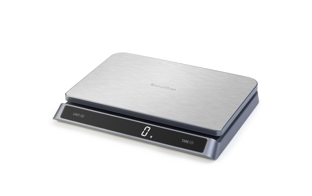 Terraillon Balance de cuisine Pro USB 15 Inox/Noir