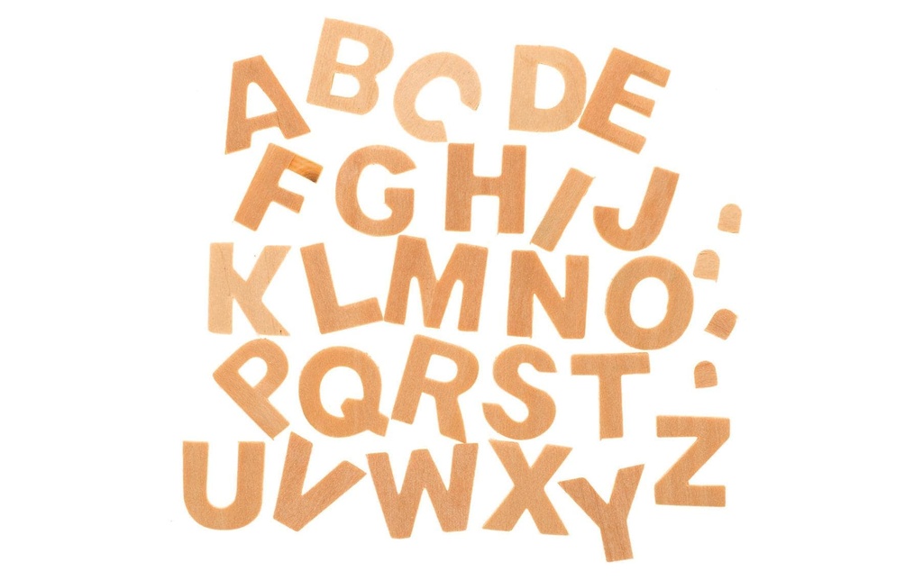 Glorex Lettre en bois A-Z 26 Stück