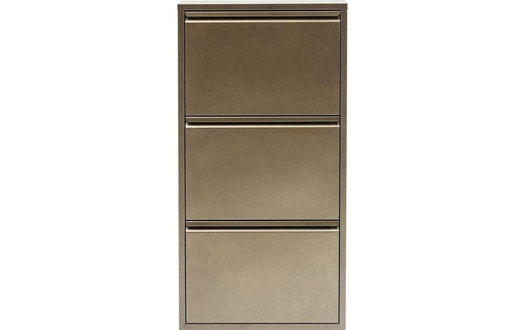 Kare Armoire à chaussures Caruso 100 x 50 cm, Bronze