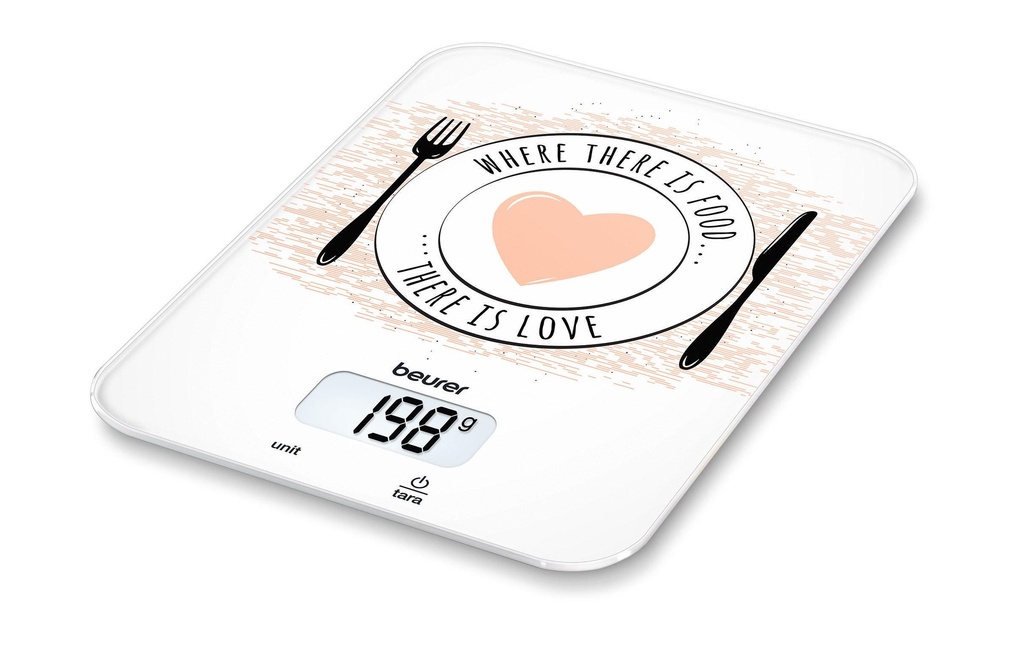 Beurer Balance de cuisine KS19 Love Blanc
