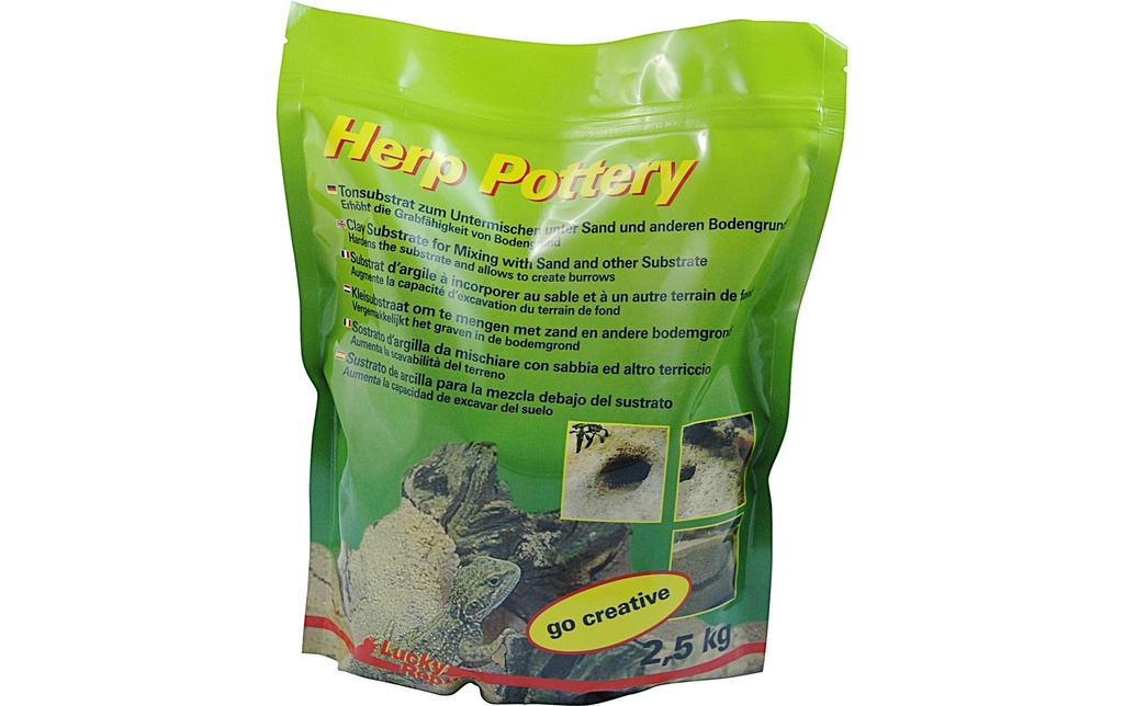 Lucky Reptile Substrat de sol Herp Pottery 2.5 kg
