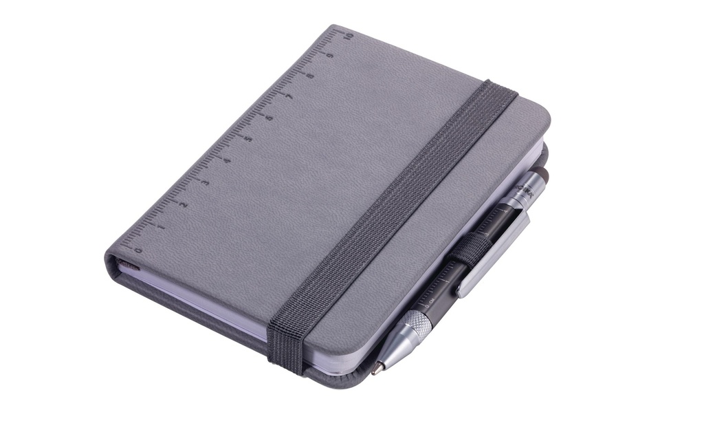 Troika Carnet de notes LILIPAD LILIPUT A7, Vierge, Gris