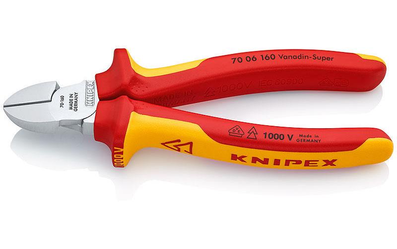 Knipex Pince coupante diagonale 160 mm 1000 V chromé