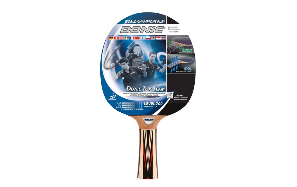DONIC Schildkröt Raquette de ping-pong Top Team 700