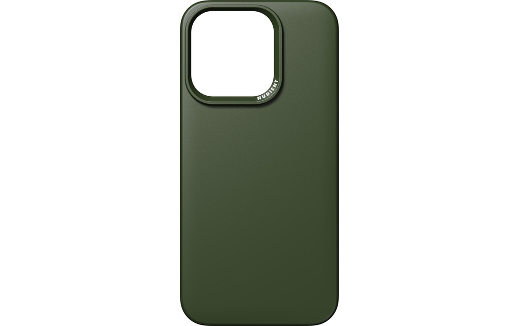 Nudient Coque arrière Thin Case Magsafe iPhone 15 Pro Pine Green