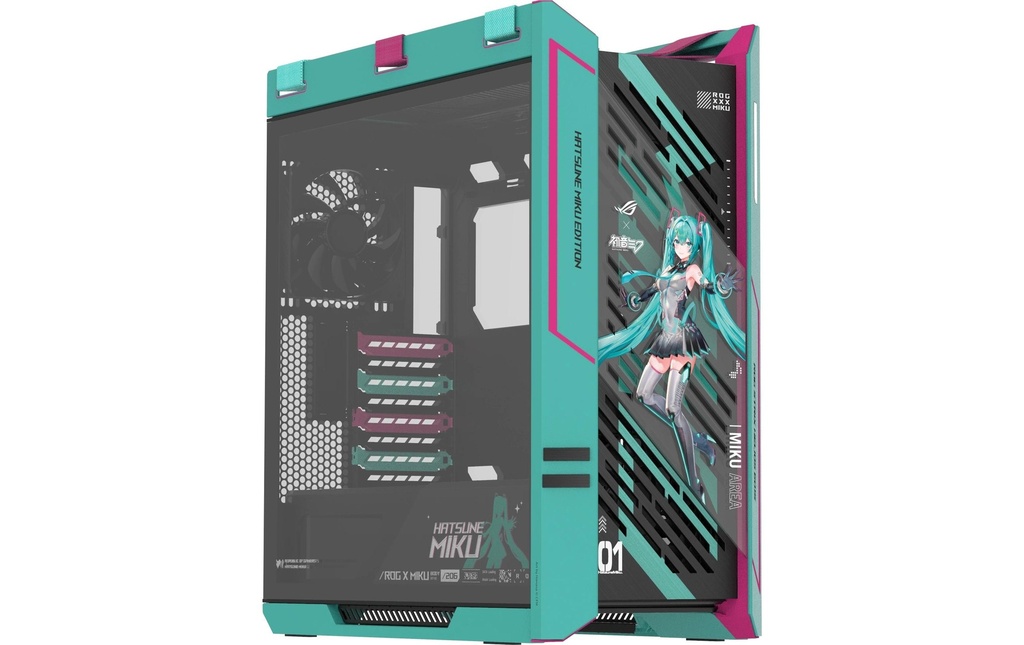 ASUS ROG Boîtier d’ordinateur ROG Strix Helios II GX601S Hatsune Miku Edition