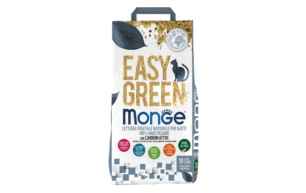 Monge Litière pour chat EasyGreen, 10 I
