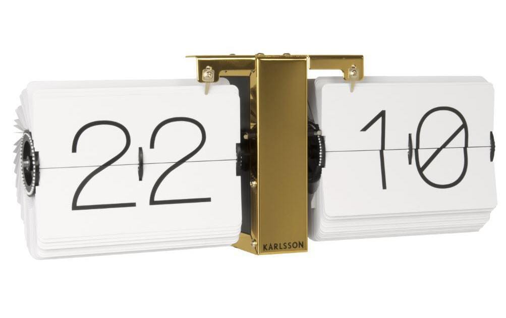 KARLSSON Horloge murale No Case Blanc