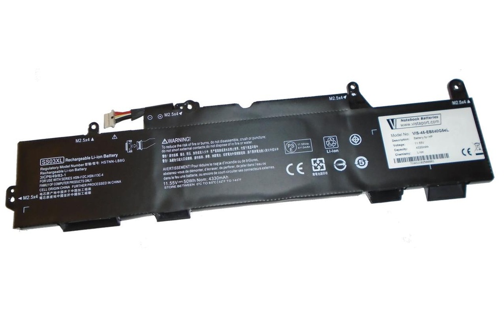 Vistaport Batterie pour HP EliteBook 830/840/745 G5/G6