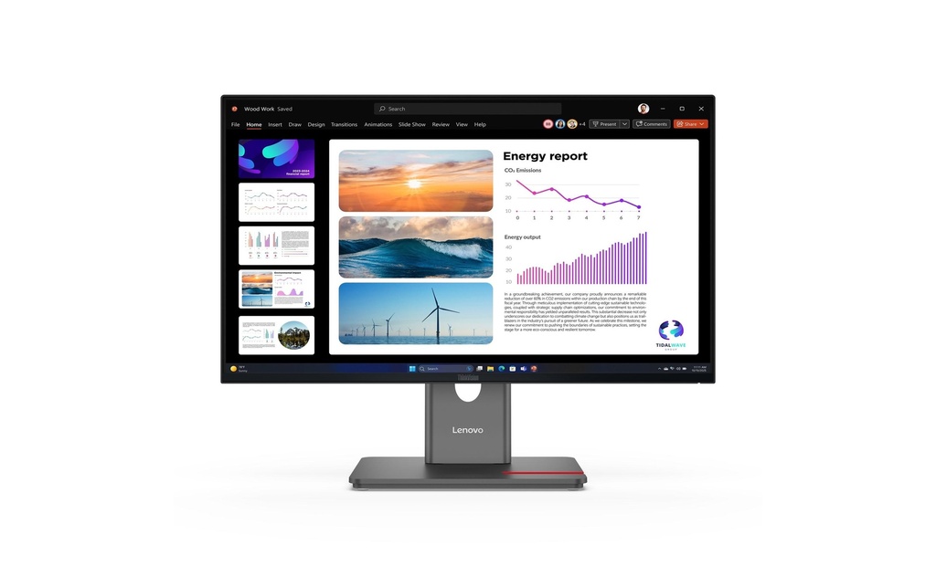 Lenovo Moniteur ThinkVision P24Q-40 23.8 , 2560 x 1440 (WQHD)