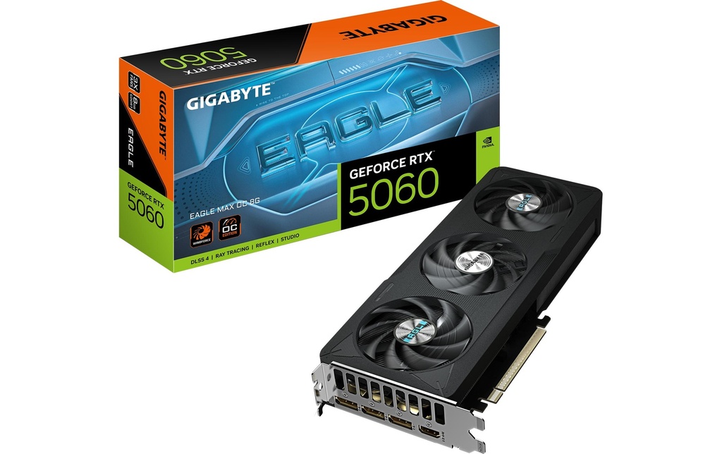 Gigabyte Carte graphique GeForce RTX 5060 EAGLE MAX OC 8G