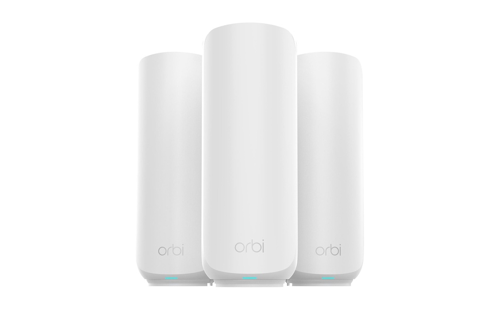 Netgear Satellite Mesh Orbi 373 Dual-Band WiFi 7, Pack de 3, Blanc