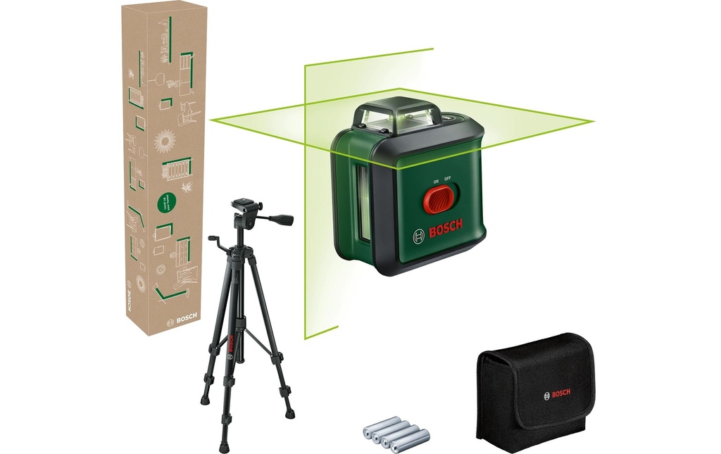 Bosch Laser à lignes croisées Niveau universel 360 24 m