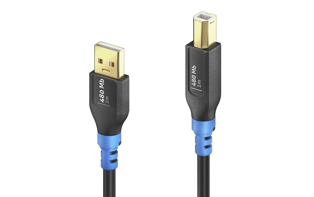 PureLink FlexInstall Câble USB 2.0 Premium USB-A - USB-B 0.5 m