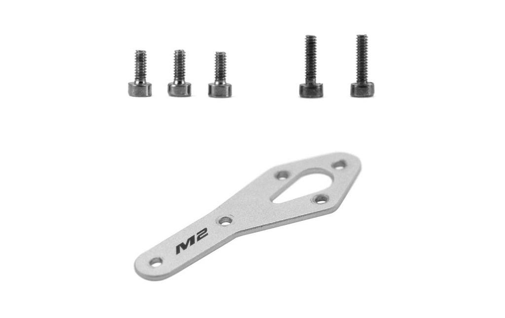 OMPHobby Support moteur arrière Argent M2 - Evo