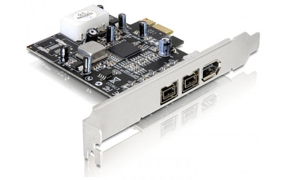 Delock Carte PCI Express FireWire- 2x FW B + 1x FW A