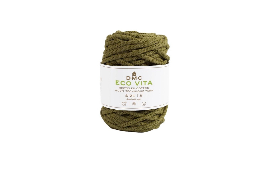 DMC Laine Nova Vita Makramee Cord 250 g Vert olive
