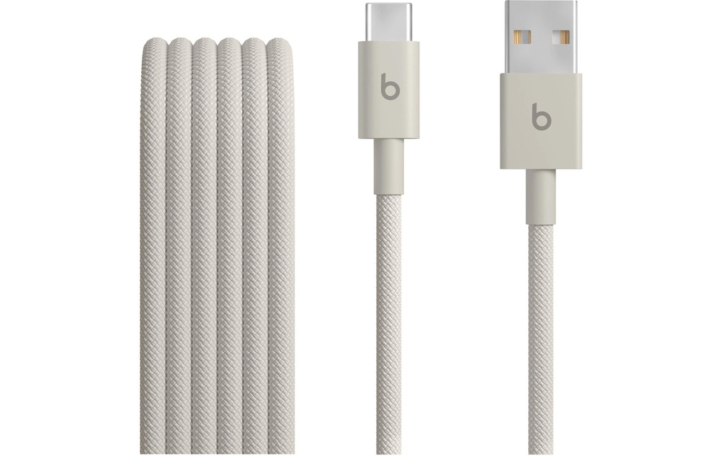 Apple Beats Câble USB-A vers USB-C tissé, gris, 15W 1.5 m