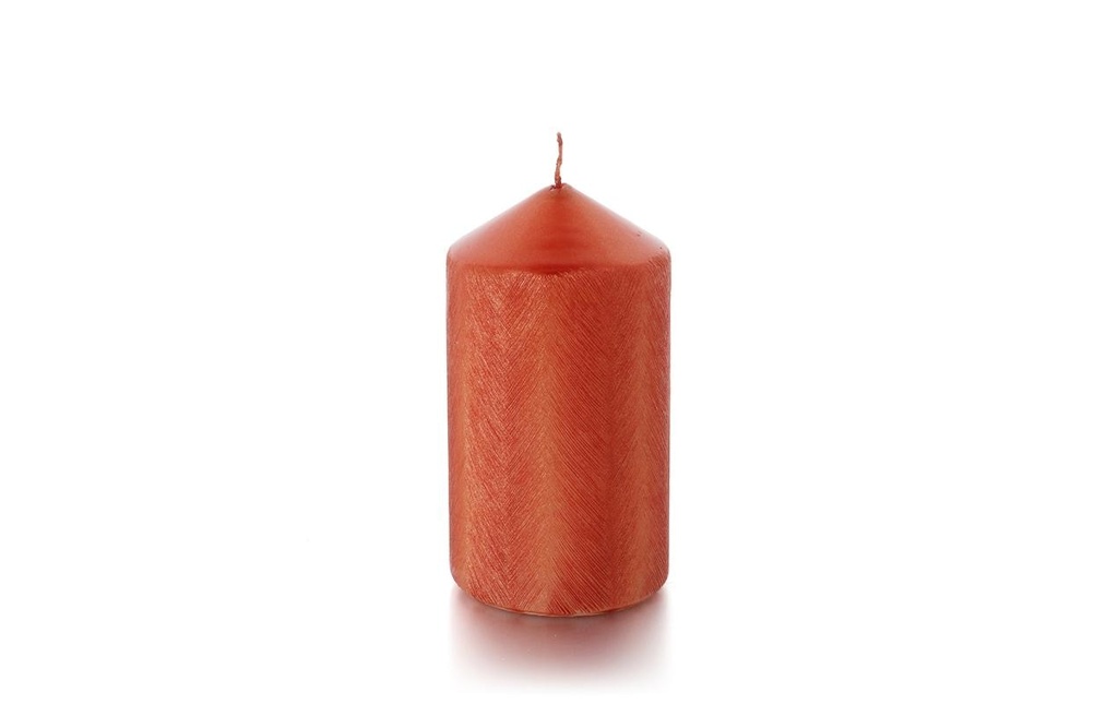 balthasar Bougie cylindrique Eglite 12 cm x 7 cm, Orange