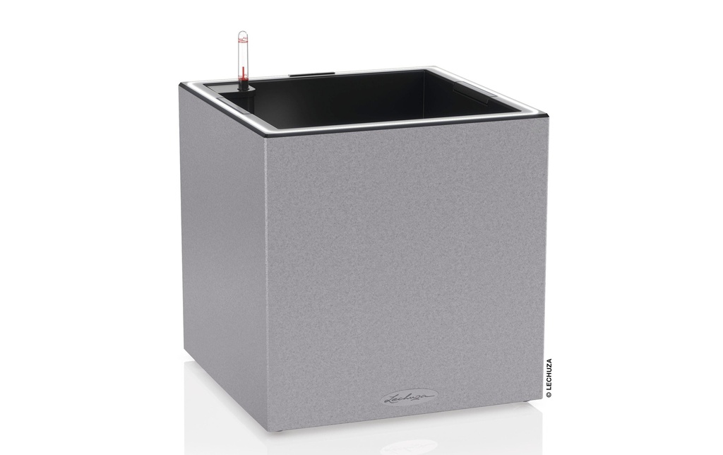Lechuza Pot de fleur Canto Stone 40 Low, Stone Gray