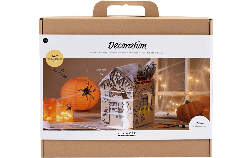 Creativ Company Kits de bricolage Décoration d'Halloween Maison hantée