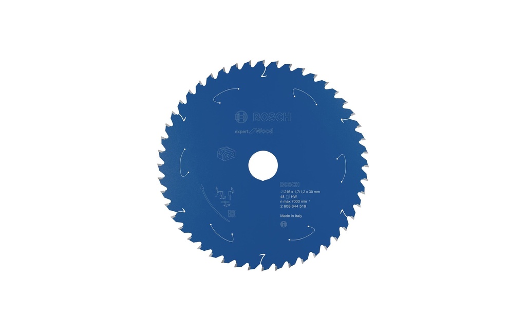 Bosch Professional Lame de scie circulaire Expert for Wood 216 x 1.7 x 30 mm, 48 Z