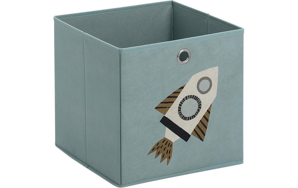 Zeller Present Boîte de rangement Rocket 28 x 28 cm