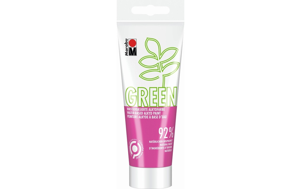 Marabu Peinture pour bricolage Peinture alkyde Green Framboise, 100 ml