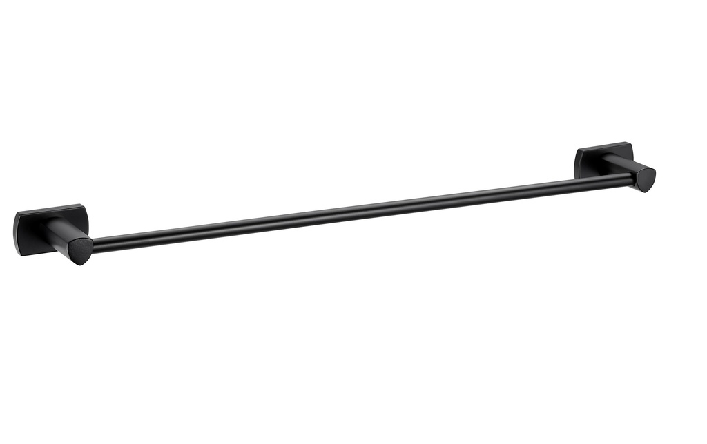 BIASCA Porte-serviette 68 cm, noir mat