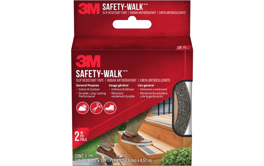 3M Bande antidérapante 610B-R2X180 50 mm x 4.6 m
