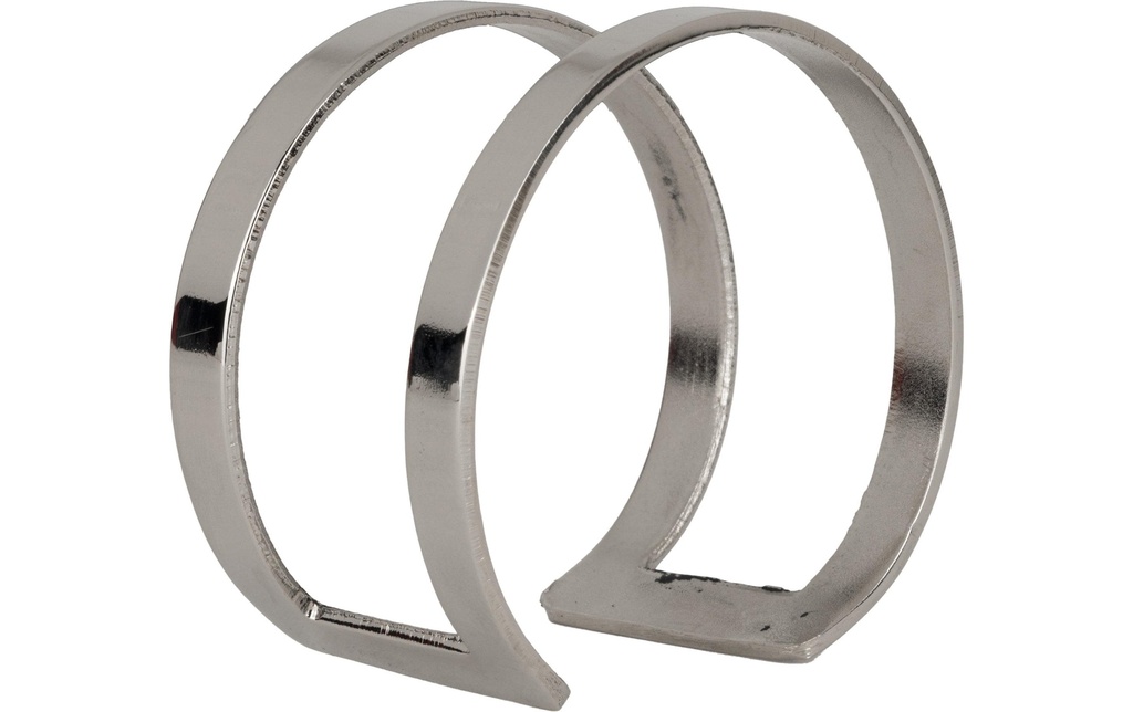 EGLO Rond de serviette Janapur 5 x 3 cm, argent