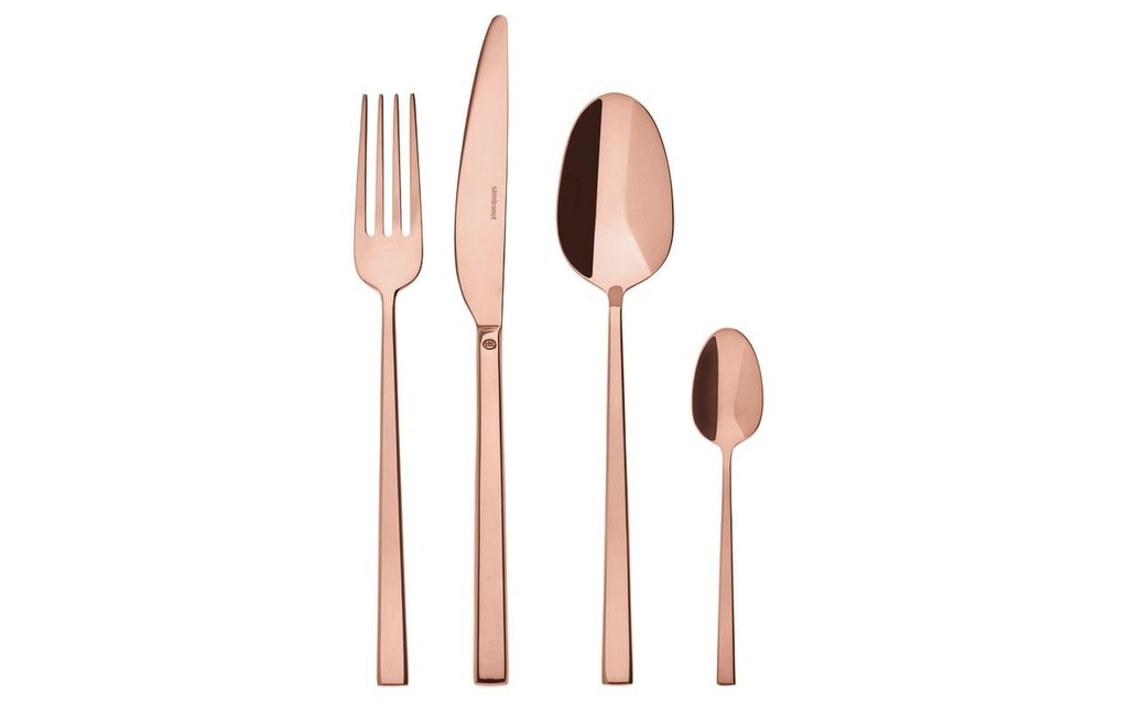 Sambonet Kits de couverts Rock 24-parties, Cuivre