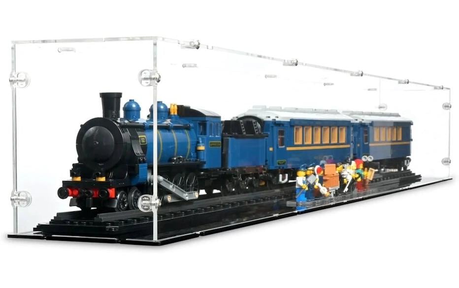 iDisplayit Modules de construction Présentoir en acrylique pour LEGO 21344 Le train de l'Orient