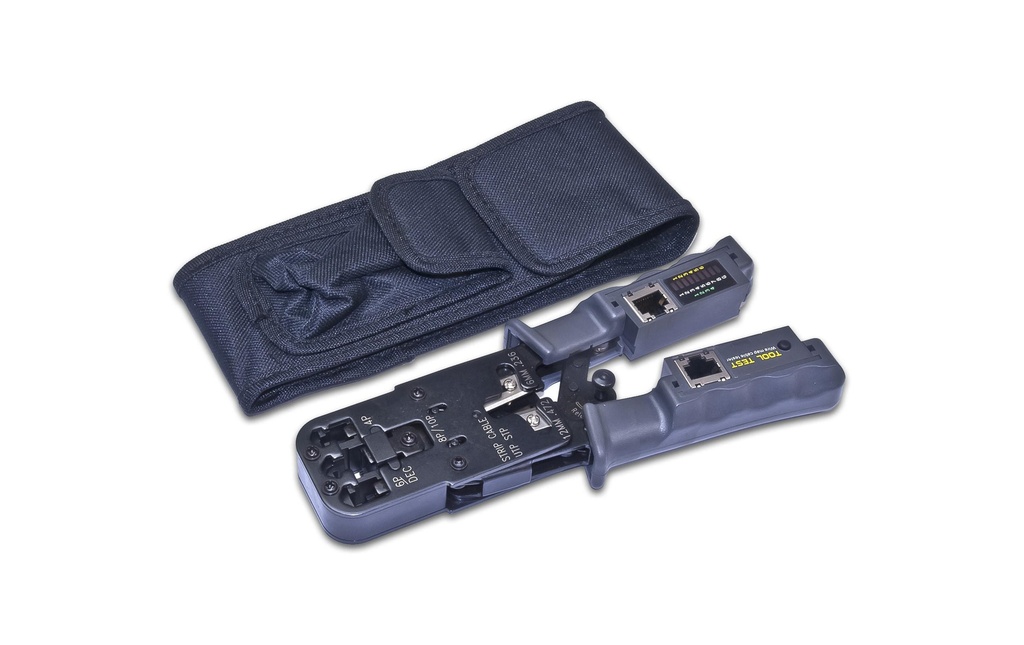Wirewin Pince à sertir CRIMP TOOL-TESTER avec testeur de câbles