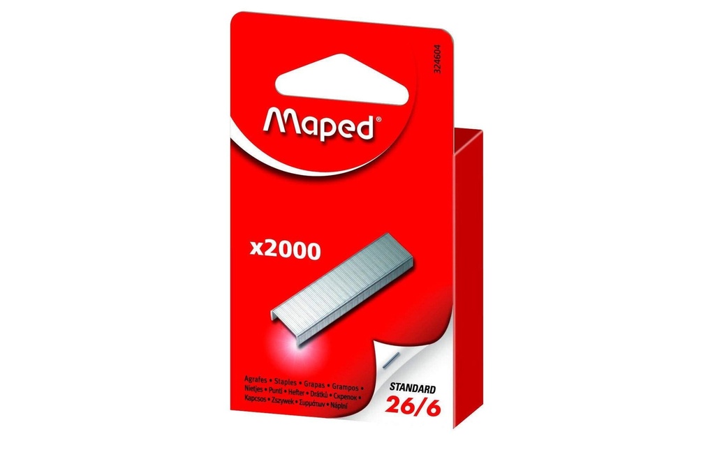 maped Agrafe 26/6 2000 Pièce/s