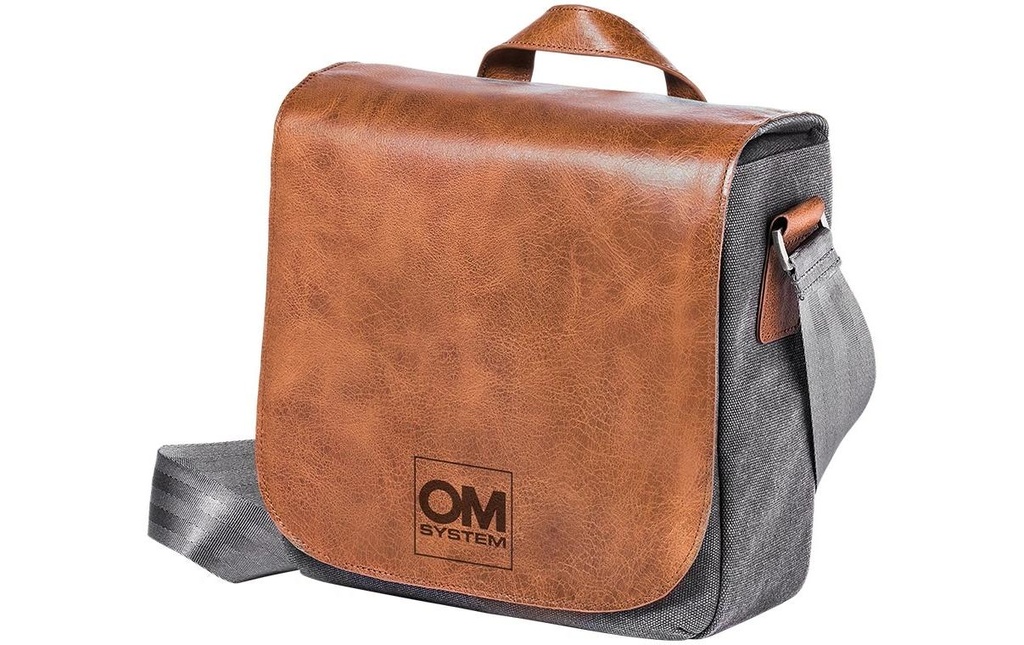 OM-System Sacoche pour caméra OM-D Messenger Bag Brun/Gris