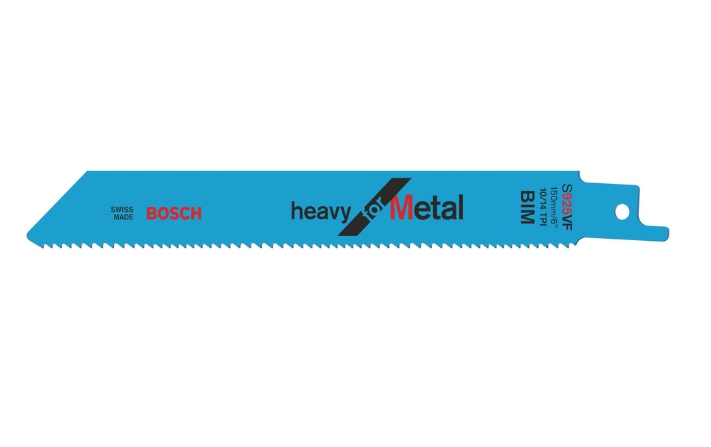 Bosch Professional Lame de scie sabre S 925 VF Heavy for Metal, 5 pièces