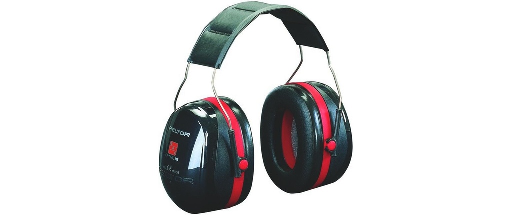 3M Protection auditive Peltor Optime III noir / rouge