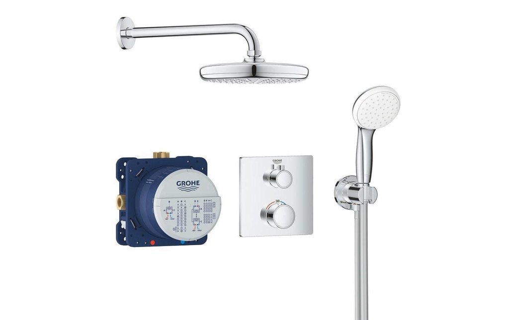 GROHE Systèmes de douche Grohtherm, Tempesta 210