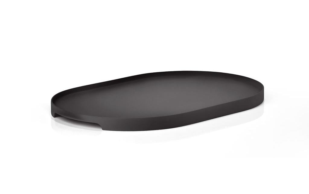 Zone Denmark Plateau de service Singles 35 cm x 23 cm, Noir