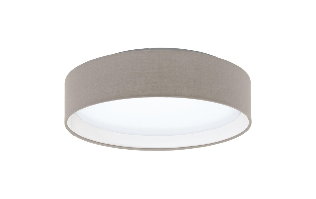 EGLO Leuchten Plafonnier PASTERI 1 1x 11 W 3000 K, taupe