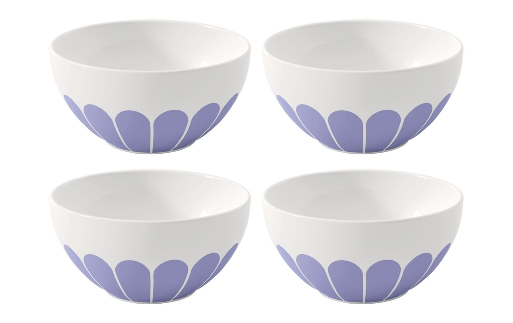 Villeroy & Boch Bol à céréales Fleur 4 Pièce/s, Bleu