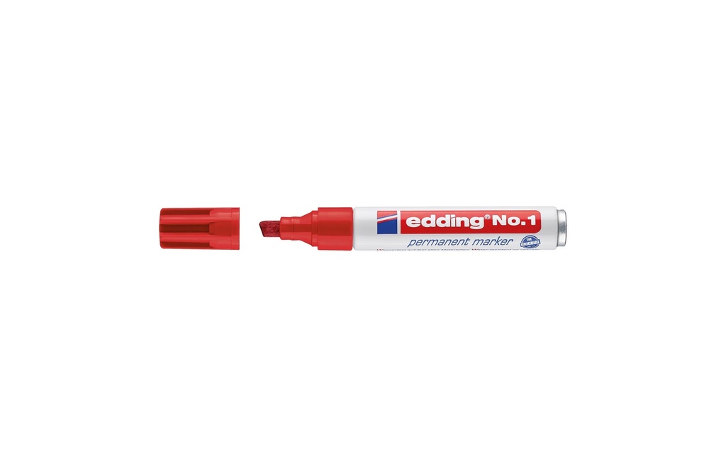 EDDING Marqueur permanent 1 rouge