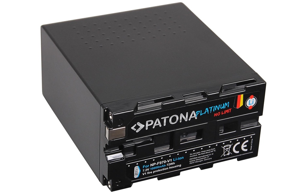 Patona Batterie pour caméra vidéo Platinum Sony NP-F970 V1
