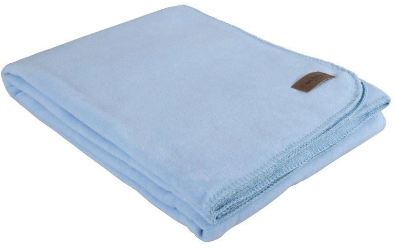 Eskimo Couverture Edelvelours Bleu ciel, 100 x 150 cm