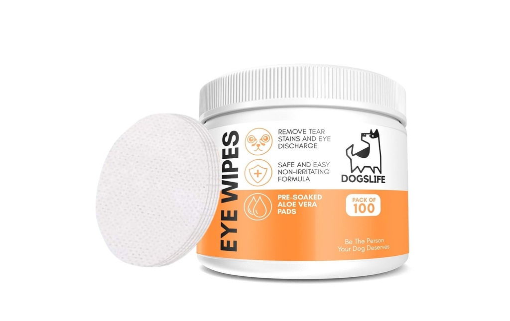 DogsLife Nettoyant pour les yeux Lingettes pour les yeux 100 pièces