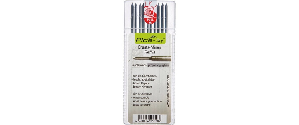 LYRA Mine Pica Dry non-perm.graphit (10 pces)