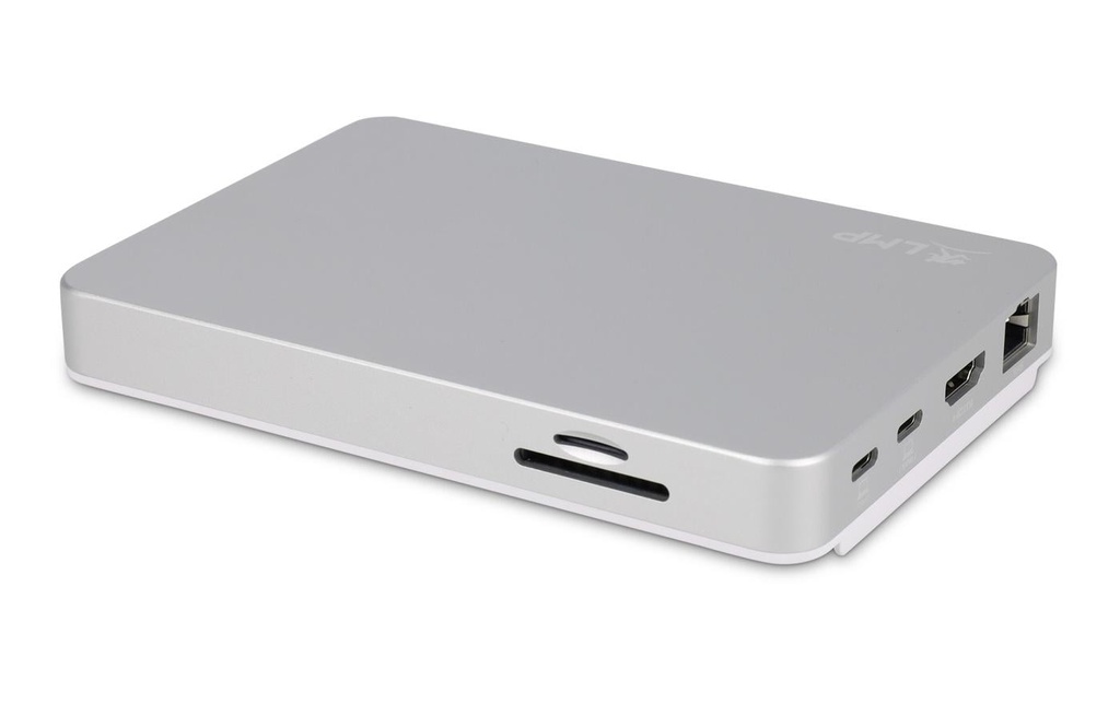LMP Station d'accueil USB-C DuoDock Argent