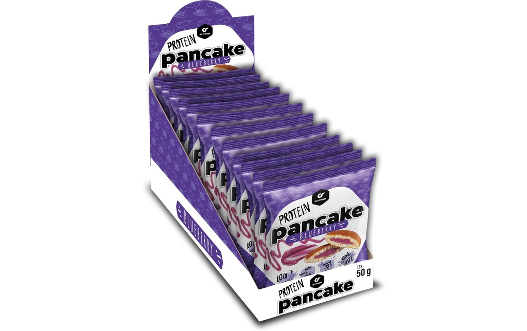 Go Fitness Nutrition Protein Pancake 12 x 50 g, Myrtilles